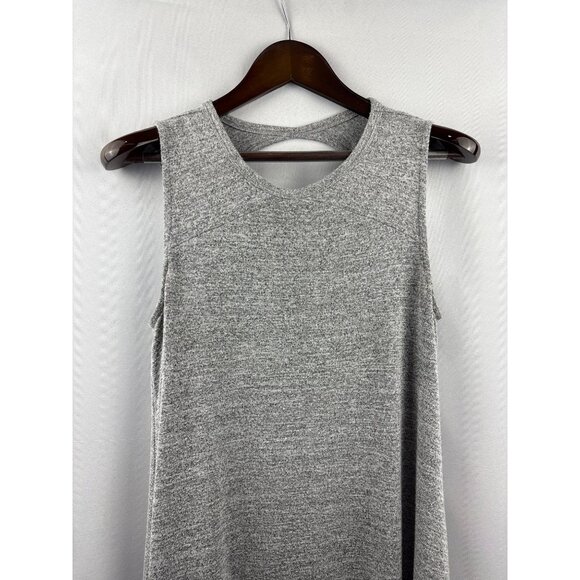Women’s GAP Medium Light Grey Tank Dress w/ a Back Cutout - Picture 2 of 6